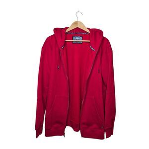 Dixxon Flannel Company Red Zip-Up Hoodie Men’s Medium – New with Minor Marks